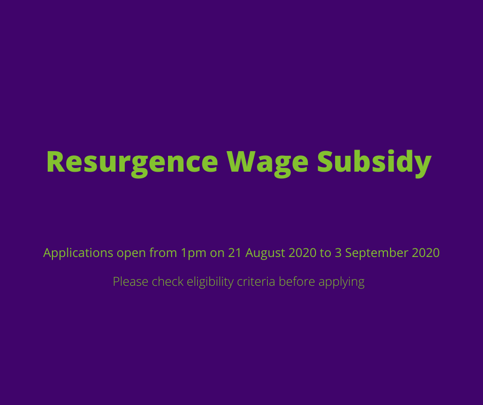 Resurgence Wage Subsidy